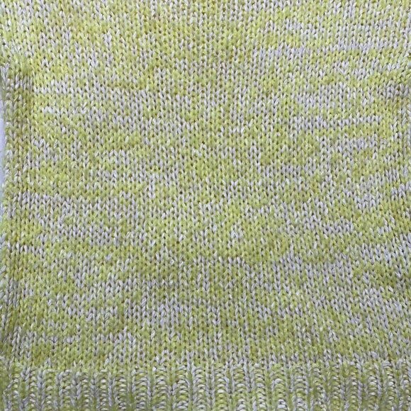 Zara Girls Knit Sweater Yellow White 5-6 - Picture 4 of 7